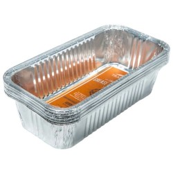 5 barquettes aluminium de récupération des graisses 14x12x11 - Traeger