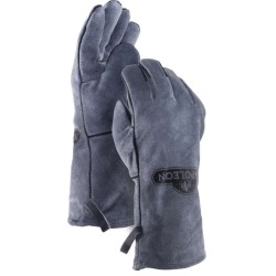 Paire de gants en cuir véritable pour barbecue - Napoléon