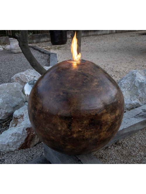 Découvrez la lampe d'ambiance à l'éthanol déco de table - Amadera