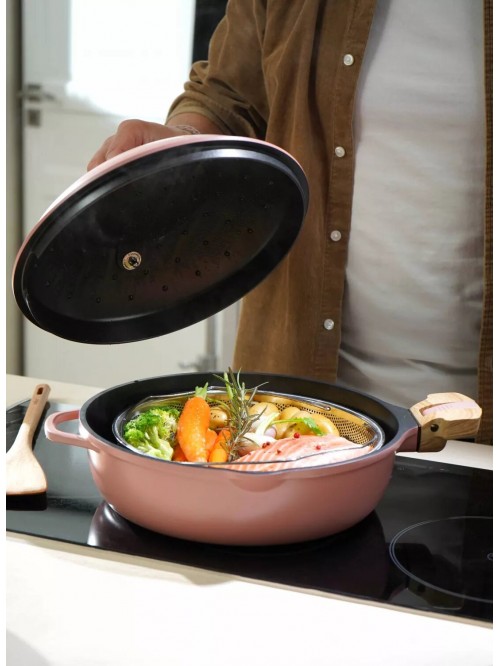 L' Incroyable Cocotte 24cm - 9 cuissons avec Revêtement anti
